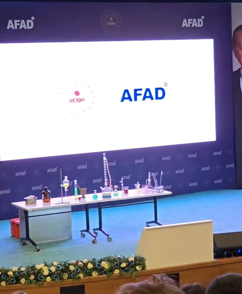 AFAD laboratuvar gösterimi