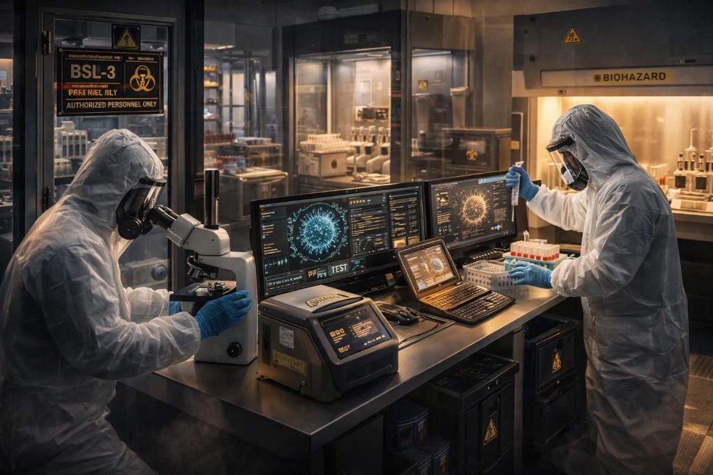 Anahtar teslim laboratuvar ve biyogüvenlik altyapıları görseli